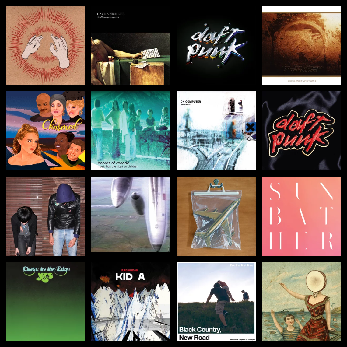Album cover collage